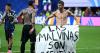 Argentina could face FIFA action over Falklands banner after beating England