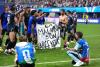 No 10 backs calls for Fifa probe after Argentina players wave Falklands banner