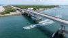 Tight space complicates bridge construction at the inlet