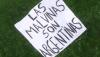 Argentina's Falklands banner turns a football win into a diplomatic incident