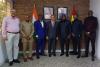 A delegation of Indian Chamber of Commerce visits Indian High Commissioner in Accra