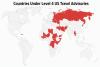 Map Shows Countries Under Level 4 US Travel Warnings