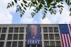 Trump’s giant banners of himself around DC are being paid for by taxpayers, Democrat reveals