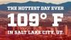 The hottest day ever in Salt Lake City