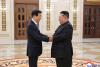 North Korean leader Kim Jong-un meets China's Wang Huning