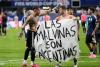 Call for Fifa probe on Malvinas banner after England World Cup defeat to Argentina