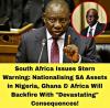 South Africa Warns Nigeria & Ghana: Don’t Nationalise Our Companies!