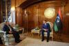 Dbeibah meets Jordan intelligence chief in Tripoli