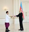 Ilham Aliyev received credentials of incoming Cambodian ambassador