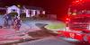 Nashville firefighters save business after street sweeper notices flames, calls 911