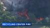 Large industrial fire in Delaware County prompts air quality concerns
