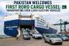 Pakistan welcomes first RoRo cargo vessel transporting over 2,000 electric vehicles