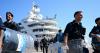 Billionaire U.S. ambassador greeted by protests in Venice on latest stop of super yacht diplomacy tour