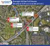Overnight four-hour full closures scheduled on I-64 east for new flyover ramp and bridge construction