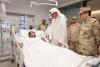 Defense Minister visits injured Kuwait Armed Forces personnel