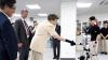 Princess Anne meets robot during visit to South Korea: ‘But can it curtsy?’