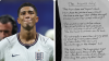 Devastated England star shares bus driver’s touching letter