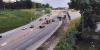 Kansas City chaos as crashed semi leaks cooking oil, closes I-70