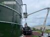 New 500,000 gal water tank at Industrial Park nears completion