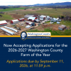 2026-2027 Washington County Farm of the Year Accepting Applications