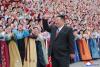 NK leader holds photo sessions with women's union members, construction unit soldiers
