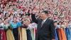 Kim Holds Photo Session with Women's Group, Constrution Unit Members for Internal Unity
