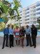 Aruba Tourism Authority honored loyal visitorsat Marriott’s Aruba Ocean Club! Mr. Jeff and Mrs. Sherry Courterier