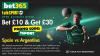 bet365 bonus code: Bet £10, get £30 ahead of Spain vs Argentina – using ‘TSPORT’