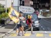 Swiss villagers block holiday traffic to protest congestion