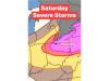 Ohio Michigan Indiana and Kentucky Brace for Saturday Severe Storm Line as Highest Wind Risk Targets Areas Along Lake Erie Between 3 and 8 PM
