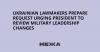 Ukrainian lawmakers prepare request urging president to review military leadership changes