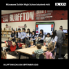 Mizusawa Daiichi High School students and teacher learn about life in Bluffton