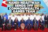 Nandi-Ndaitwah hands over national flag to Team Namibia ahead of Commonwealth Games