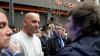 Argentinian President Milei meets former hostage Iair Horn at memorial for antisemitic attack