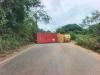 Accra-Kumasi highway traffic diverted after articulated truck blocks road at