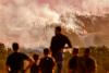 Wildfires force illegal settlers to evacuate occupied West Bank settlement