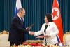 N. Korean state media confirms FM Choe's Russia visit
