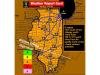 Illinois Faces Split Weather Report Card Sunday as Wildfire Smoke Fouls Air Quality North While Southern Heat Index Reaches 107 Near Marion