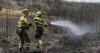 Spanish firefighters battle blaze near Madrid
