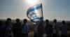 Israeli settlers bypass a military checkpoint in their march to recolonize the Gaza Strip