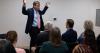 Warner fields questions on AI, Iran, and housing; Senator campaigns in Winchester, Harrisonburg