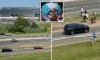 Moronic Argentina fans run across TEN LANE highway in desperate bid to make World Cup final in time as travel hellscape bites