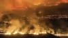 Terrifying footage shows wildfires tearing through popular holiday destination forcing 1,000 to flee