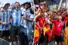 Argentina, Spain soccer fans flood New York streets ahead of World Cup final