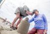 Hands in the Washington sand: Team FormFinders wins Long Beach sand sculpting competition with ‘School of Fish’ scene