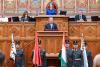 Hungary’s head signs term-ending law