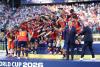 Trump steps all over World Cup winner’s moment as Infantino tries to usher him away from Spain team photo