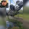 2 dead after pick-up plunges into drain along the Ogle-to-Eccles Highway