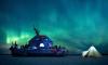 Giant floating igloo that can endure temperatures as low as -52C and requires crew to have firearms training sets off for the Arctic