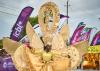 A kaleidoscope of colour as young revellers celebrate Crop Over